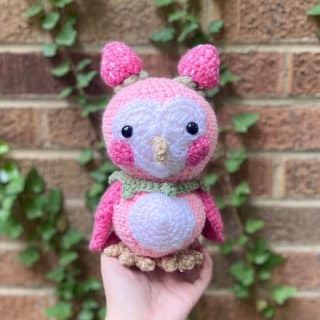 Strawberry Owl Crochet Pattern