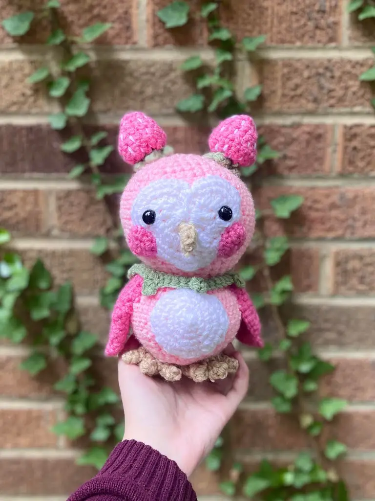 Strawberry Owl Crochet Pattern