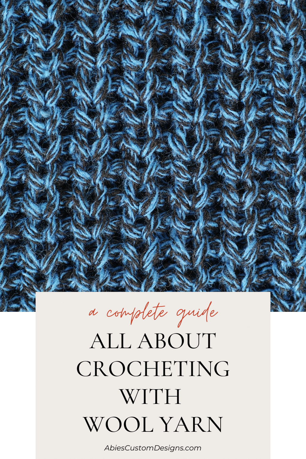 All about crocheting with wool yarn