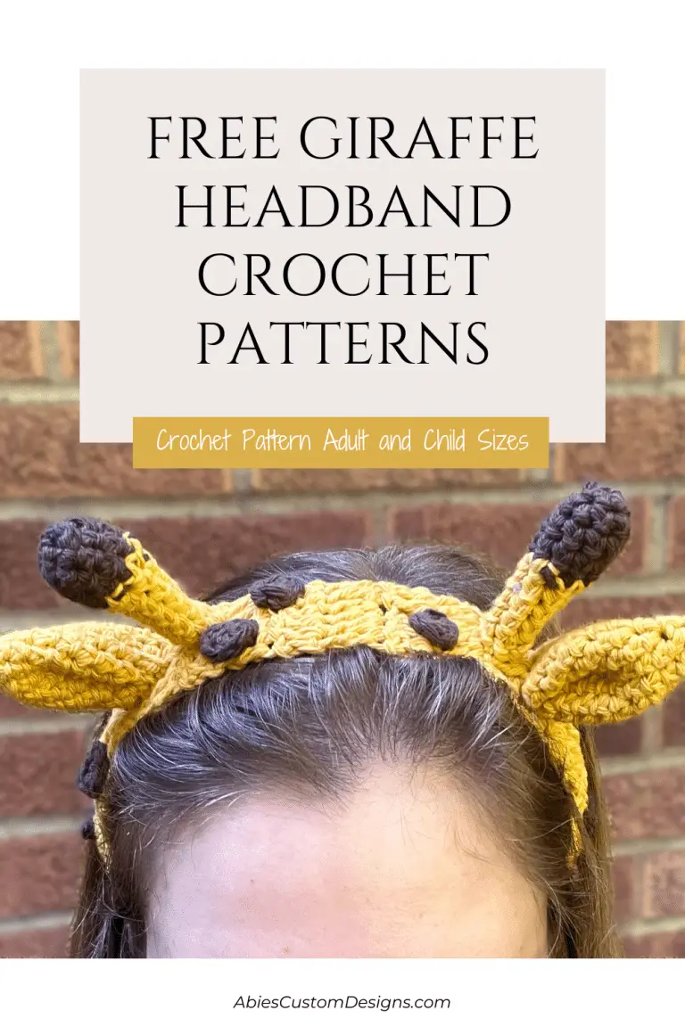 Free Giraffe Headband crochet pattern