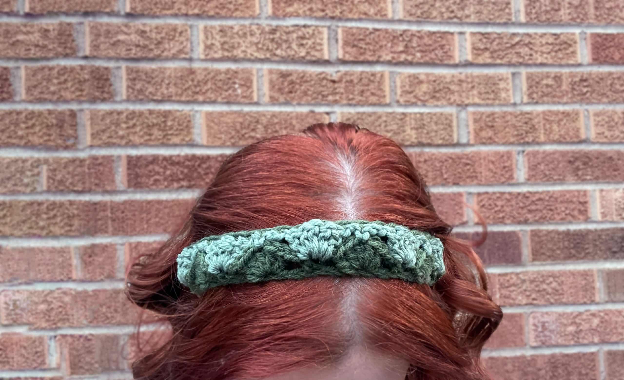 Green Inner Triangle Headband front