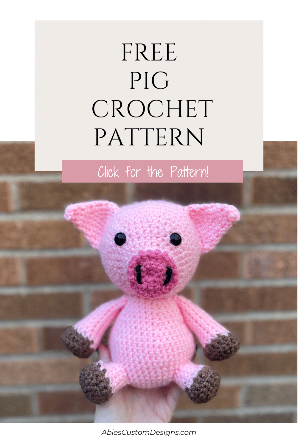 Free Pig Crochet Pattern