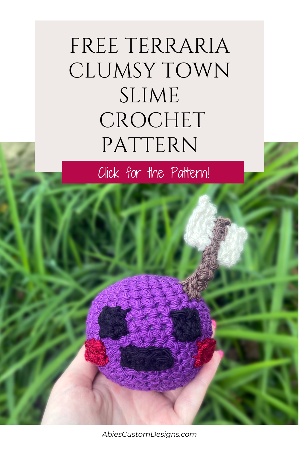Free Terraria Clumsy Town Slime Crochet Pattern