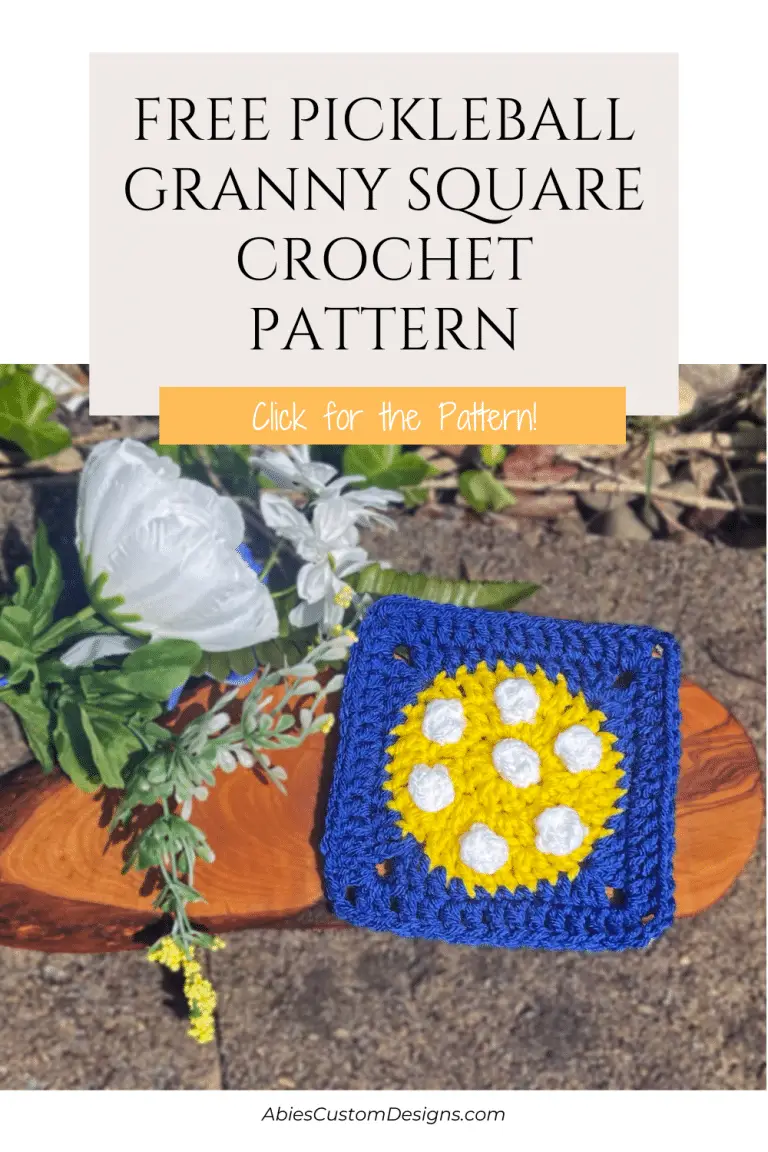 Free Pickleball Granny Square Crochet Pattern